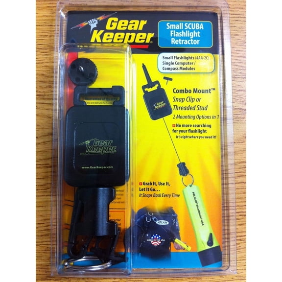 Gear Keeper Scuba Diving Mini Retractor 30 inch Light 9oz Gear Keeper R572