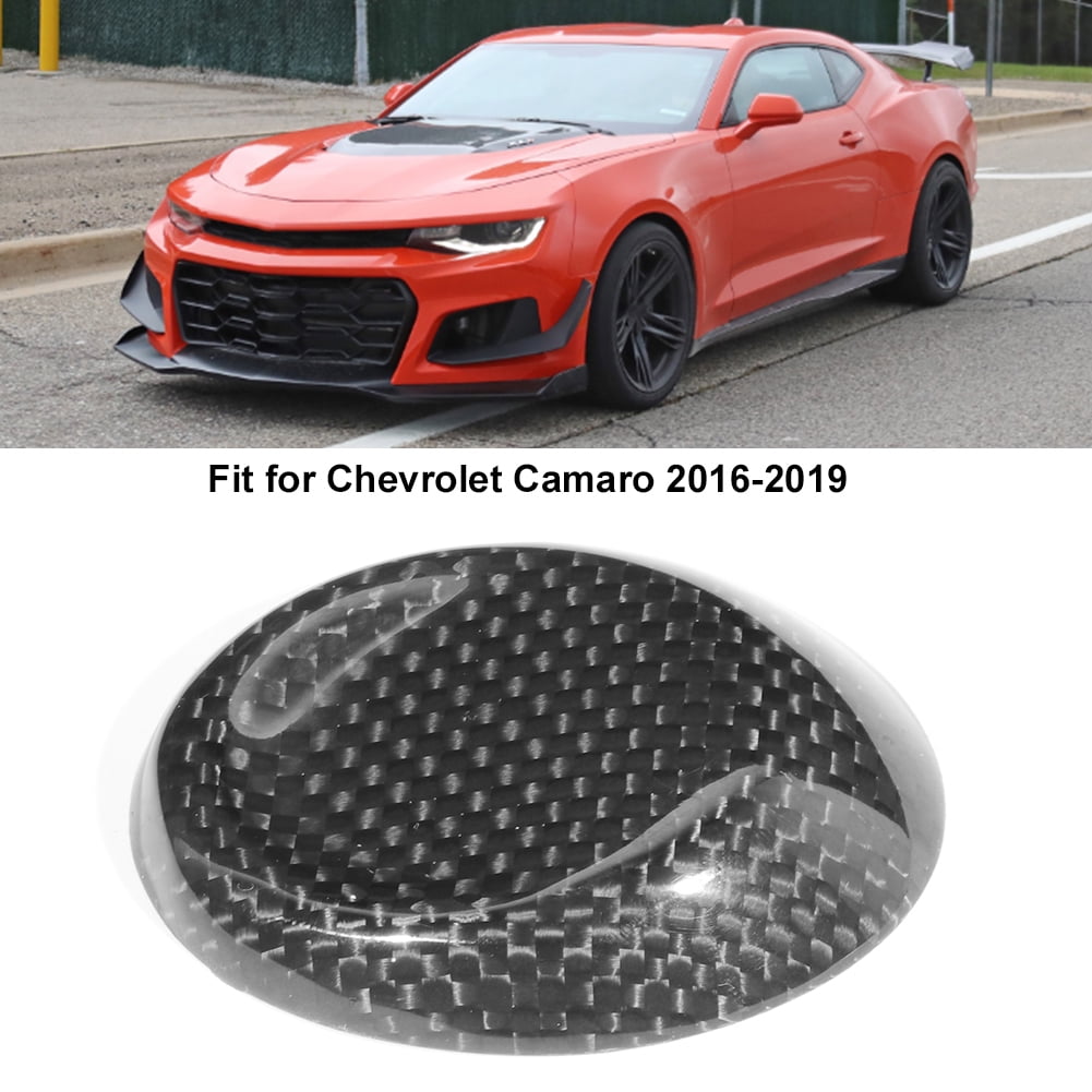 Gear Knob Cover, Carbon Fiber Car Gear Knob Sticker Fit For Camaro 2016