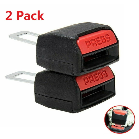 2Pcs Universal Car Safety Seat Belt Seatbelt Clip Extender Extention Buckle