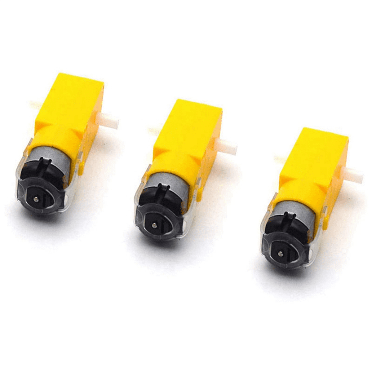 Gear Motor Dual Shaft 36V TT Motor for Smart Car Robot Pack of 30 (I