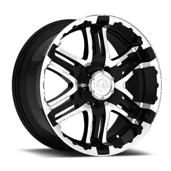 Gear Off Road 713MB DOUBLE PUMP 713MB-2096330 20X9 6X135 (+30) G/A 713MB Double Pump (HB 87) Mirror Machined Face with Gloss Black Accents A118511