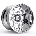thumbnail image 1 of Gear Off Road 742C Kickstand 20x9 5x139.7/5x150 +18et Chrome Plated Wheel 2017 Ram 1500, 1 of 5