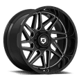 thumbnail image 1 of Gear Off Road 761BM RATIO 761BM-2228744 22X12 8X170 G/A 761BM RATIO Gloss Black with Milled Spoke Accents & Lip Logo A258669, 1 of 3