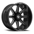 thumbnail image 1 of Gear Off Road 765BM 765BM-2098118 20X9 8X6.50 (+18) G/A 765BM (HB 125.2) Gloss Black with Milled Accents & Lip Logo A260826, 1 of 3