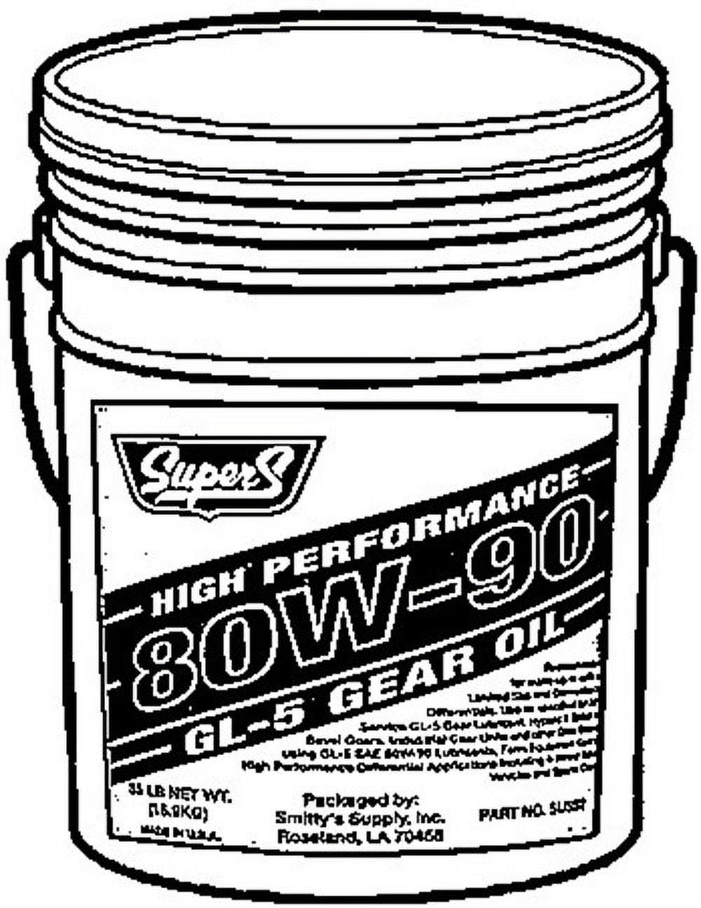 Gear Oil,5gl Gl5 80w90 Super S