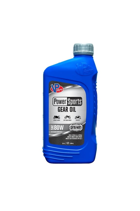 Vp Racing Gear Oil 80w SAE GL-4 Quart Powersport