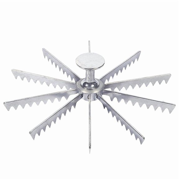Gear Pizza Cutter Aluminum Alloy Portion Divider for Even Slices - 6, 8, 10 Size Options, 1-Piece Pack