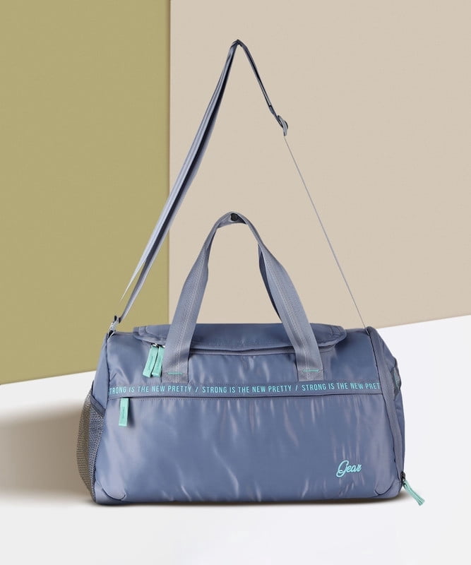 Gear Polyester 20 L Shine On Duffle Water Resistant Travel Duffle/Gym Duffel Bag With Shoe Pocket for Men/Women - Blue