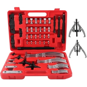 Gear Puller Set, Reversible 2 Jaw & 3 Jaw Hub Puller Kit, 3" 4" 6" 8" Bearing Puller Set, External Internal Pulley Flywheel Puller Tool Steering Wheel Hub