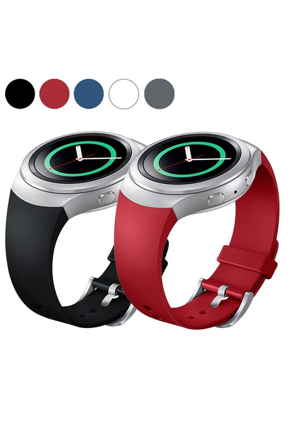 Gear S2 Watch Band, Amerteer Soft Silicone Replacement Sport Band for Samsung Gear S2 (SM-R720 / SM-R730 ONLY)