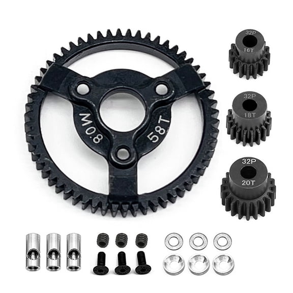Gear Set Upgraded Replacement Gear Wheel for Traxxas Slash 2WD VXL Bandit Rustler Stampede Drag Slash RC Crawler