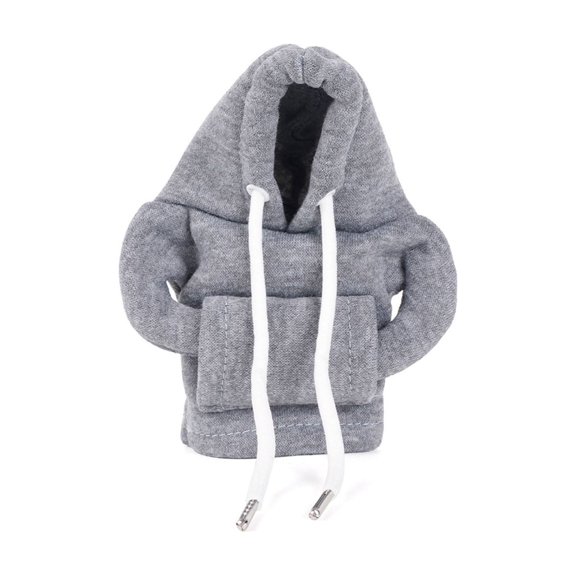 Gear Shift Hoodie Cover, Mini Universal Fit Knob Cover, Funny Sweater Hoodie For Gearshift, Funny Gear Shift Knob Shirt Sweater, Car Accessories And Decorations-grey-5.61×5.71×2.99in
