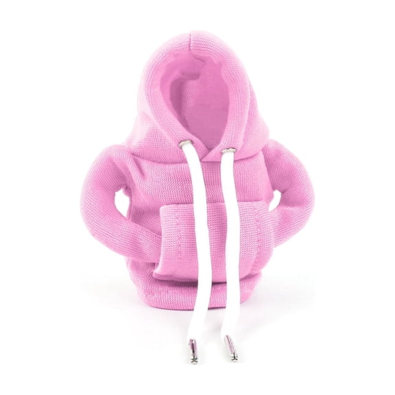 Gear Shift Hoodie Cover, Mini Universal Fit Knob Cover, Funny Sweater Hoodie For Gearshift, Funny Gear Shift Knob Shirt Sweater, Car Accessories And Decorations-pink-5.61×5.71×2.99in