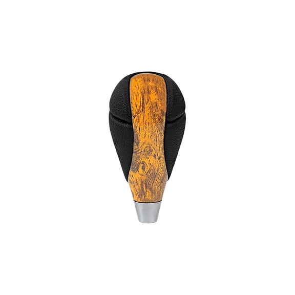 Gear Shift Knob | Automatic Shift Knob Shift Knob Replacement for Lexus | Interior Accessories for Car Yellow Woodgrain Finish