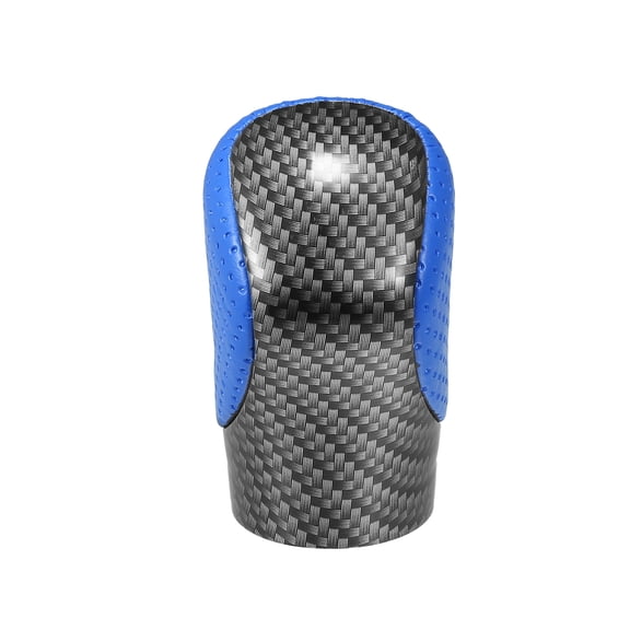 Unique Bargains Gear Shift Knob Car Inner Gear Shifter Knob for Lexus RC F 2015-2022 Faux Leather Plastic Blue