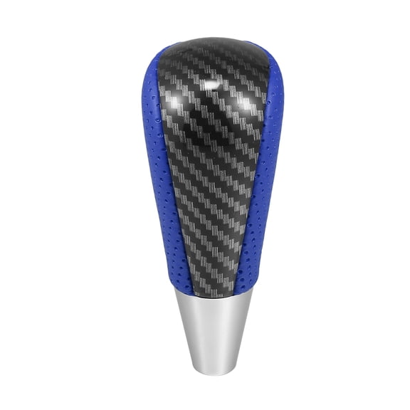 Unique Bargains Gear Shift Knob Car Inner Gear Shifter Knob for Scion XD 2008-2014 Faux Leather Plastic Blue