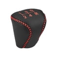 thumbnail image 1 of Gear Shift Knob Cover for Hyundai Elantra 04-11 with Red Stitches Transmission Shifter Boot Lever Cover, 1 of 6
