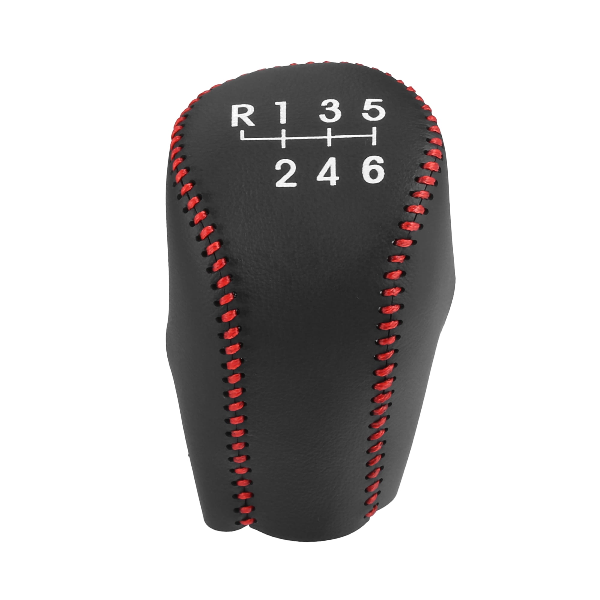 Gear Shift Knob Cover for Hyundai I10 I20 IX20 with Red Stitches
