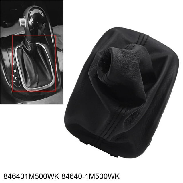 Gear Shift Knob Leather Boots A/T For Kia For Forte Koup 1013