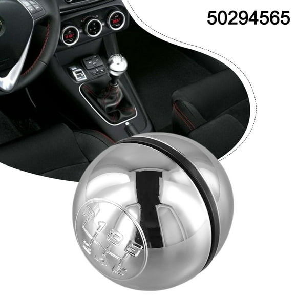 Gear Shift Knob for Alfa For Romeo Giulietta Custom Fit Silver 2010 2018