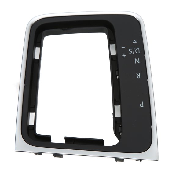 Gear Shift Panel Frame Cover Trim for VW Golf 7 7.5 DSG, Black/Silver ABS Interior Accessory