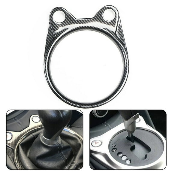Gear Shift Panel Part Gear Pattern Shift Panel ABS Carbon Fiber Durable