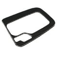Gear Shift Panel Trim Carbon Fiber Style ABS Car Interior Cover