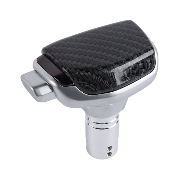 Gear Shifter Knob, Universal Fit For Most Manual And Automatic Cars Trucks Suvs, Aluminum Alloy With Carbon Fiber Texture, Ergonomic Design For Comfortable Grip And