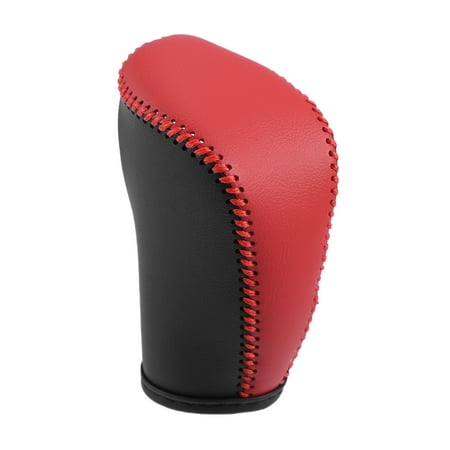 Gear Shifting Knob Cover Automatic Transmission Lever Trim for Nissan Rogue PU Leather Black