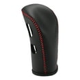 thumbnail image 1 of Unique Bargains Gear Shifting Knob Cover Automatic Transmission Lever Trim for Nissan Versa 2007-2012 Faux Leather Red, 1 of 7