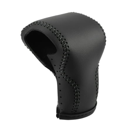 Gear Shifting Knob Cover Automatic Transmission Lever Trim for Volkswagen Passat Faux Leather Black