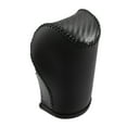 thumbnail image 1 of Unique Bargains Gear Shifting Knob Cover Automatic for Jeep Cherokee 2014- 2021 PU Leather Carbon Fiber Pattern Black, 1 of 7