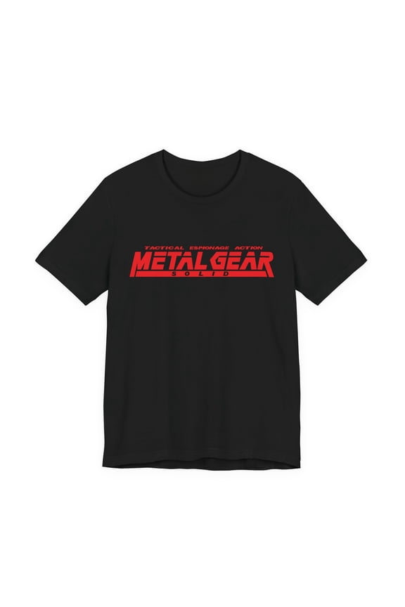 Gear Solid Style Logo Graphic Unisex T-Shirt Gaming Tee Limited S–5XL