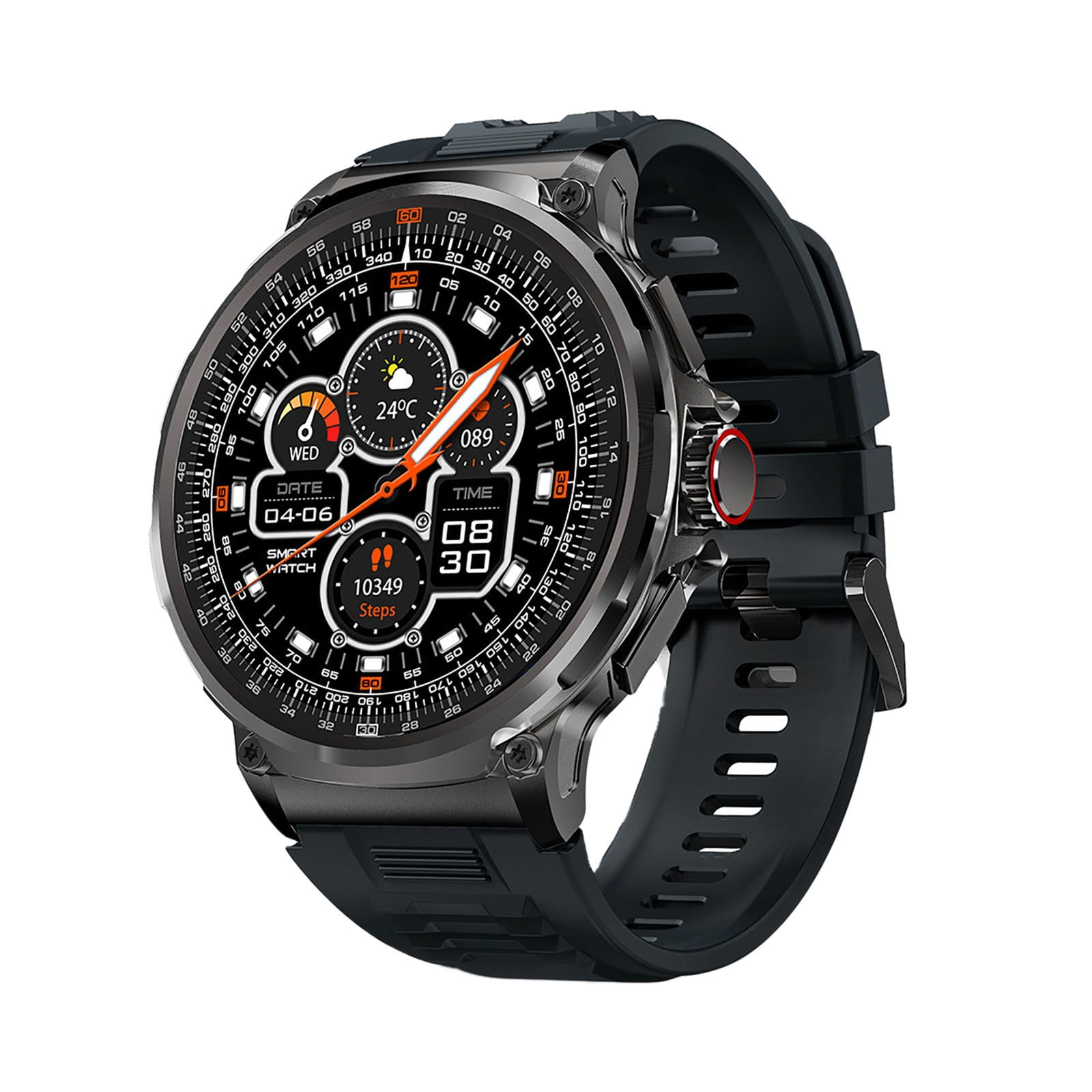 Gear Stahlgear Smartwatch Men's Fitness Watch: Sports Watch With Phone  Function 1.85 Inch Screen Heart Rate Pedometer Compatible With Android And  S - Walmart.com