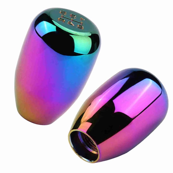 Gear Stick Car 5 Speed Manual Gear Shift Knob Shifter Lever Stick with 3 Adapters 8/10/12mm for Most Manual Cars Universal
