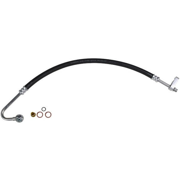 Gear To Cooler Power Steering Return Line Hose Assembly - Compatible with 2001 - 2003 BMW 530i 2002