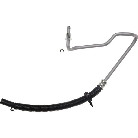 Gear To Cooler Power Steering Return Line Hose Assembly - Compatible with 2006 Chevy Silverado 2500 HD 6.6L V8 Diesel