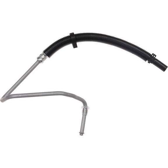 Gear To Cooler Power Steering Return Line Hose Assembly - Compatible with 2007 - 2010 Chevy Silverado 2500 HD 6.6L V8 Diesel 2008 2009
