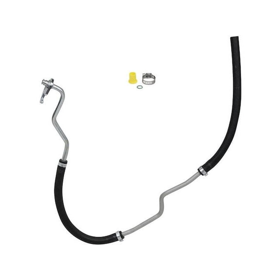 Gear To Cooler Power Steering Return Line Hose Assembly - Compatible with 2007 Mercedes-Benz C280 3.0L V6 GAS