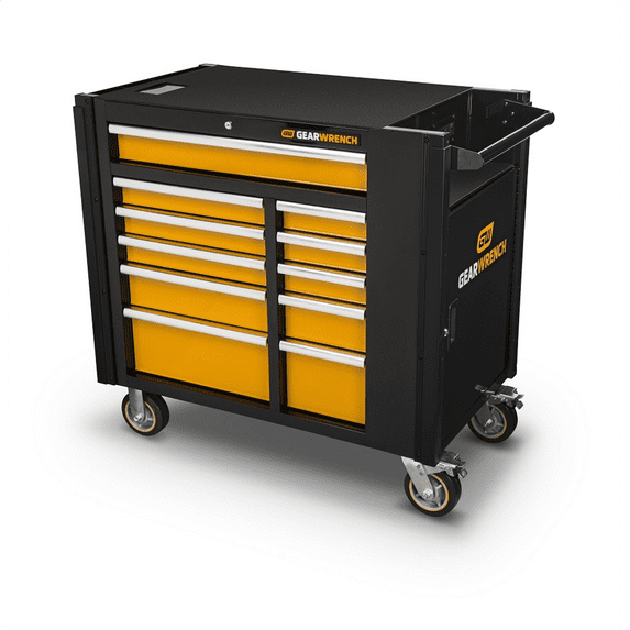 Gear Wrench 42" 11-Drawer Tool Chest and Work Station, Black