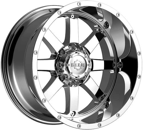 GEAR OFF ROAD 726c Big Block Chrome Plated Wheel, 20x12 -44et 130.18mm ...