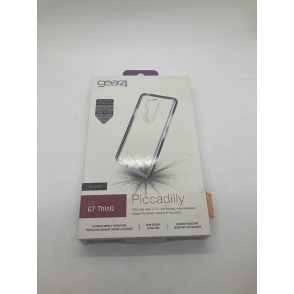 Gear4 Piccadilly Phone Case for LG G7 ThinQ - Black & Clear