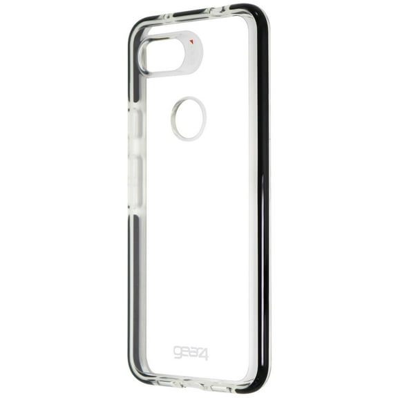 Gear4 Piccadilly Series Hard Case for Google Pixel 3a Smartphones - Clear/Black