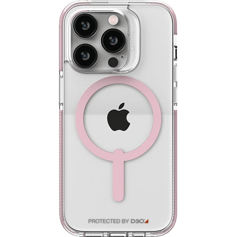 Gear4 Piccadilly Snap Magsafe-Compatible Case for iPhone 14 Pro,  Clear/Pink, 13ft Drop Protection, UV Coated - Walmart.com