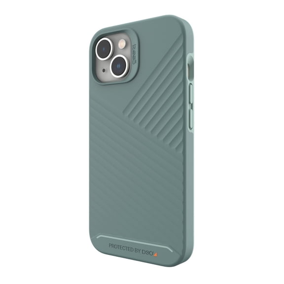 Gear4 ZAGG Denali Snap Case Apple iPhone 14 D30 Drop Protection for Up to (16ft/5m) Reinforced Backplate with Edge-to-Edge Protection Wireless Charging Magsafe - Green