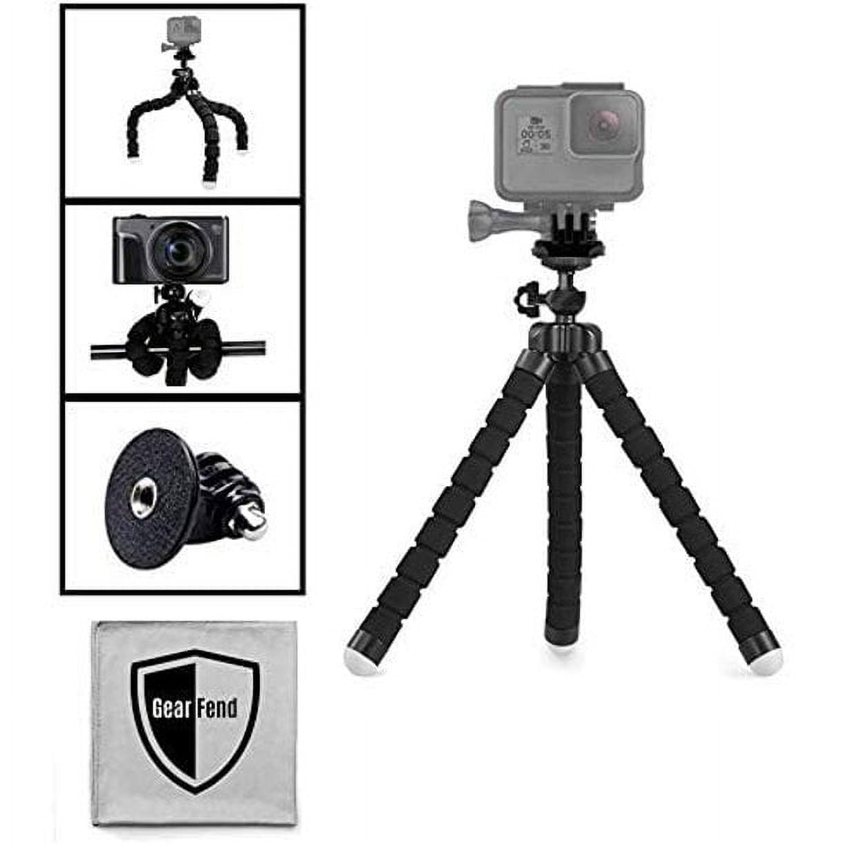 GearFend 6.5” Flexible Universal Tripod, Gopro Tripod Mount for All