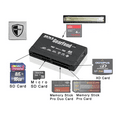 thumbnail image 1 of GearFend USB 2.0 Memory Card Reader for CF/SD/TF Cards, 1 of 6