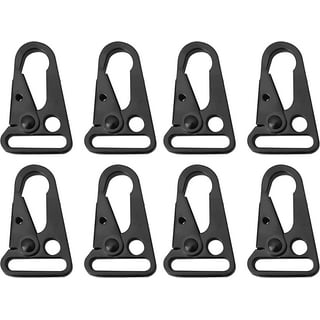 TSV Aluminum Carabiners D Ring Clip Hook, 2inch Carabiner Clip D Shape  Buckle Spring Snap Hook Keyring for Backpack Water bottle Key Outdoor  Camping Hiking Fishing 