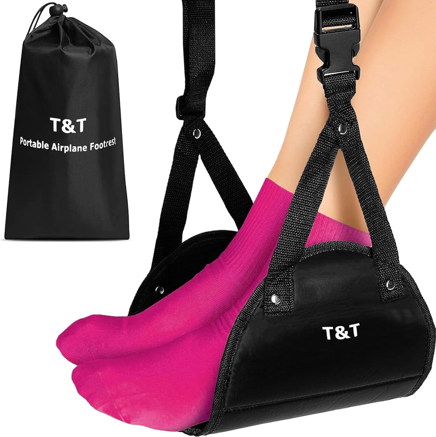 GearHill Travel Foot Rest Airplane Foot Hammock Leg Rest Flight