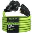 thumbnail image 1 of GearIT 30-Amp RV Power Extension Cord (25 Feet) 3-Prong NEMA TT-30P to L5-30R - Twist Locking Adapter, 125-Volt 10/3 STW 10AWG Gauge 3C, RV Trailer Campers, ETL Listed, 1 of 7